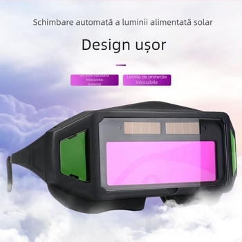 Ochelari de sudură cu auto-întunecare, design cu mai multe ferestre, pentru sudare MIG/MAG, protecție împotriva reflexiilor și a luminii puternice