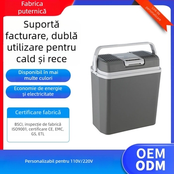 Frigider auto personalizat, răcitor portabil pentru exterior, cutie izolată, frigider mic de 20 L
