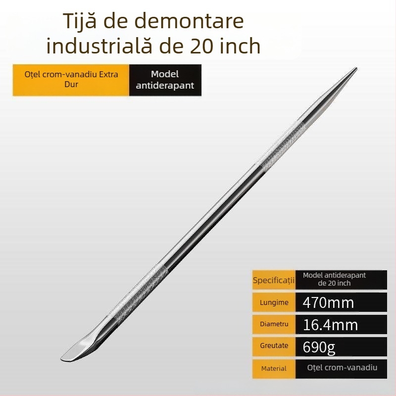 Pry Bar din oțel crom-vanadiu, duritate înaltă, pentru vehicule, strângător de cabluri pentru camion din oțel inoxidabil, unealtă de leveraj