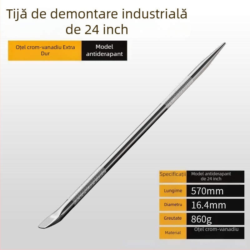 Pry Bar din oțel crom-vanadiu, duritate înaltă, pentru vehicule, strângător de cabluri pentru camion din oțel inoxidabil, unealtă de leveraj