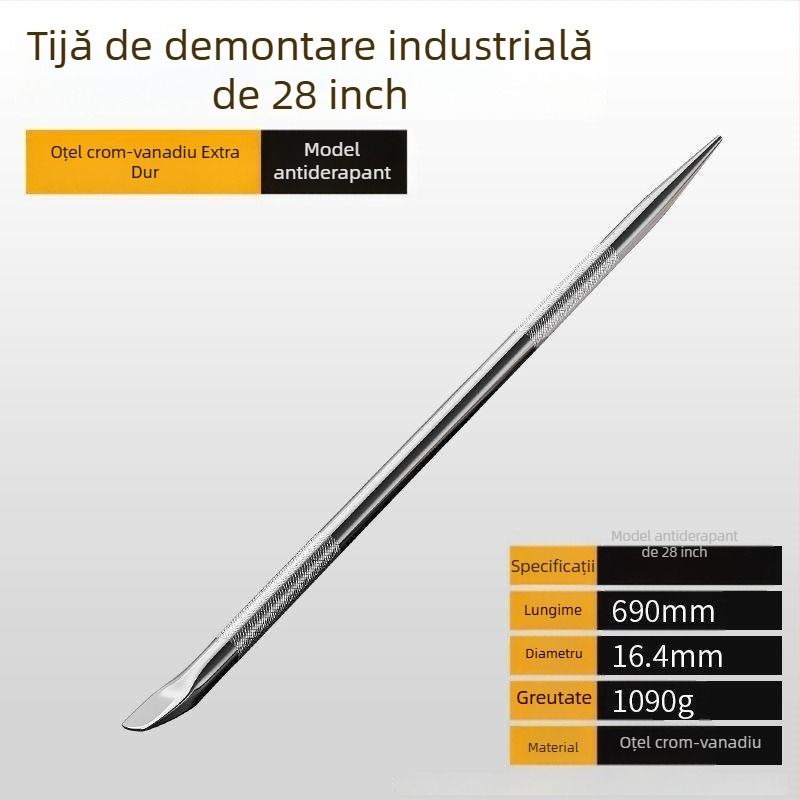 Pry Bar din oțel crom-vanadiu, duritate înaltă, pentru vehicule, strângător de cabluri pentru camion din oțel inoxidabil, unealtă de leveraj