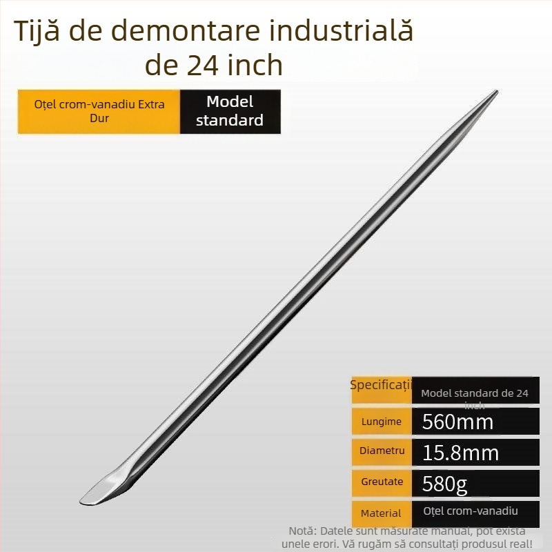 Pry Bar din oțel crom-vanadiu, duritate înaltă, pentru vehicule, strângător de cabluri pentru camion din oțel inoxidabil, unealtă de leveraj