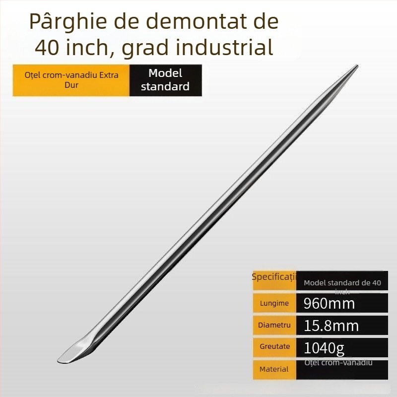 Pry Bar din oțel crom-vanadiu, duritate înaltă, pentru vehicule, strângător de cabluri pentru camion din oțel inoxidabil, unealtă de leveraj