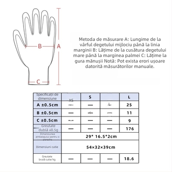 Mănuși rezistente la tăiere, cu rezistență la 200°C, nivel 5, din aramidă și nylon, pentru mecanică, logistică, șantiere, ciclism și alpinism