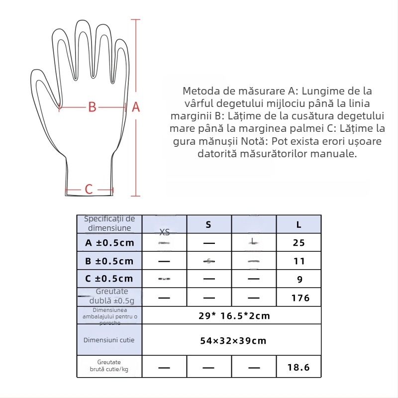 Mănuși rezistente la tăiere, cu rezistență la 200°C, nivel 5, din aramidă și nylon, pentru mecanică, logistică, șantiere, ciclism și alpinism