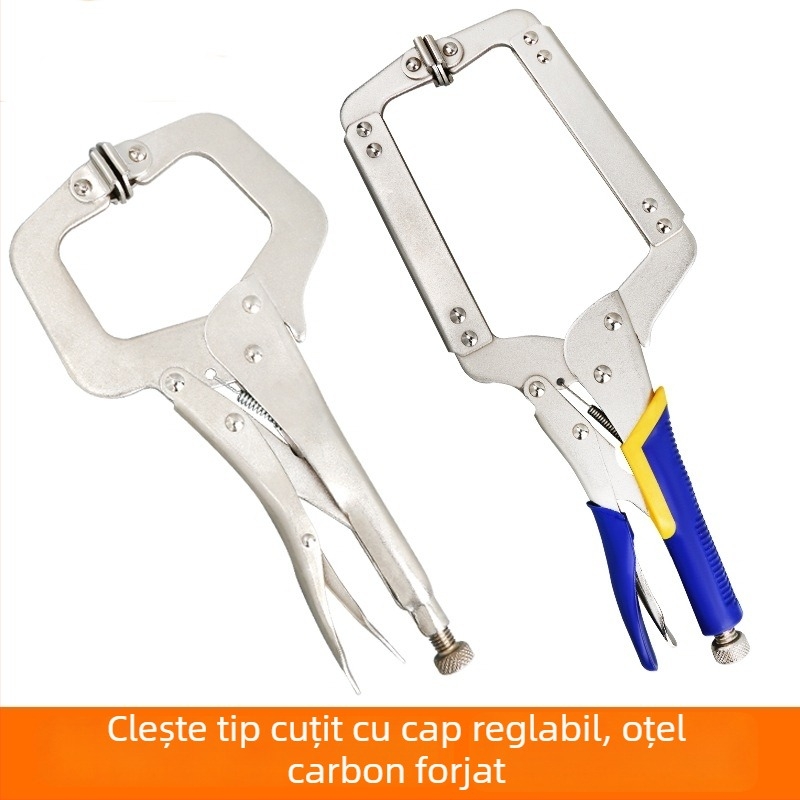 Clește greu cu formă de C, deschidere mare, clește multifuncțional pentru tâmplărie și fixare