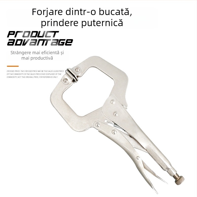 Clește greu cu formă de C, deschidere mare, clește multifuncțional pentru tâmplărie și fixare