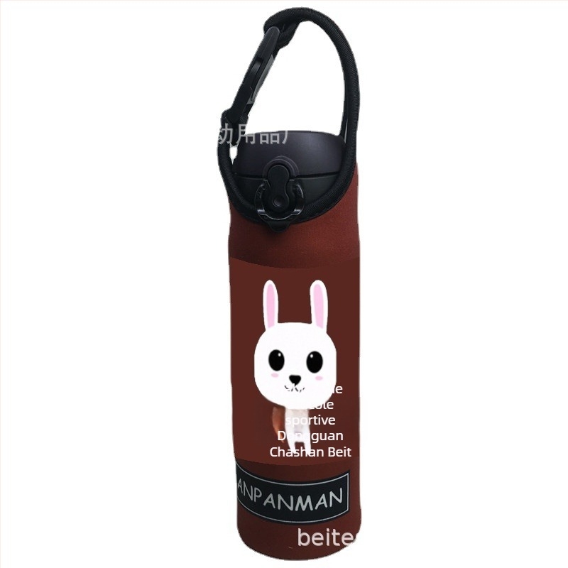 Husă termică din neopren pentru pahar din sticlă, design creativ, capacitate mare, anti-cădere, OEM personalizare