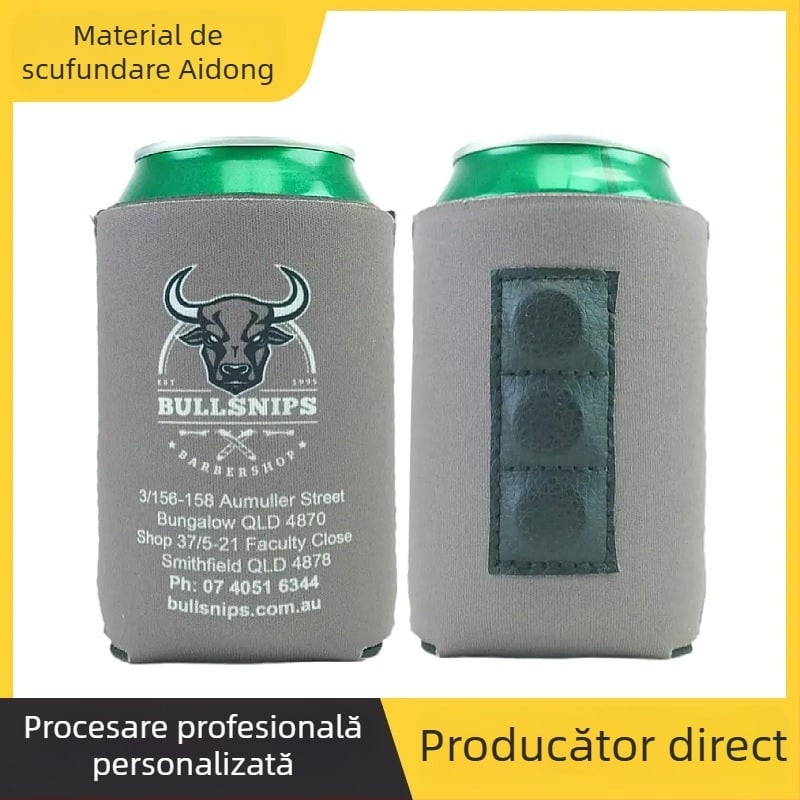 Manșon neopren pentru pahare și sticle, cu magnet puternic, pentru doze de bere și cola