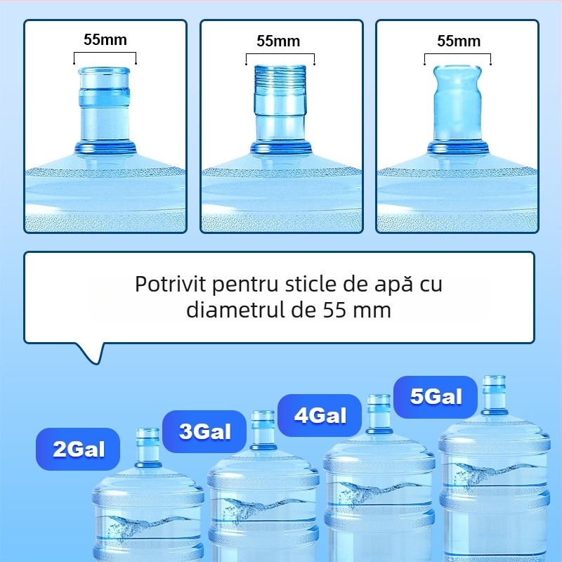 Capac din silicon alimentar pentru găleată, reutilizabil, capac pentru pahar pentru dozator de apă, etanș la praf