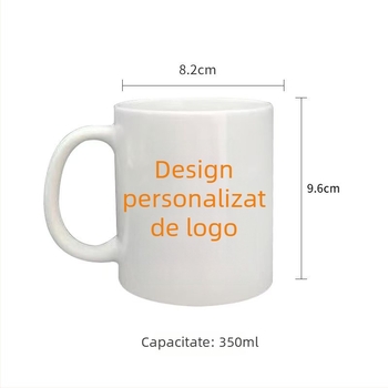 Ceașcă ceramică personalizabilă: imprimare logo, imagini și text, cadou de afaceri