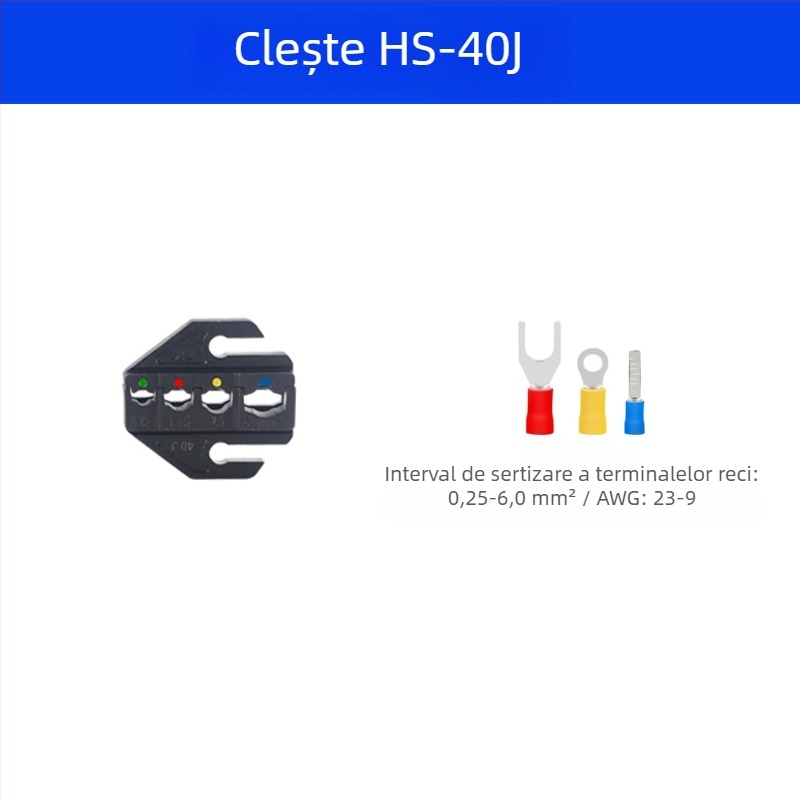 Clește pentru crimpare de 9 inchi, seria AP LY HS, accesorii pentru fălci și matrițe pentru crimpare la rece a terminalelor