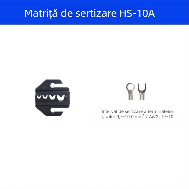 Clește pentru crimpare de 9 inchi, seria AP LY HS, accesorii pentru fălci și matrițe pentru crimpare la rece a terminalelor