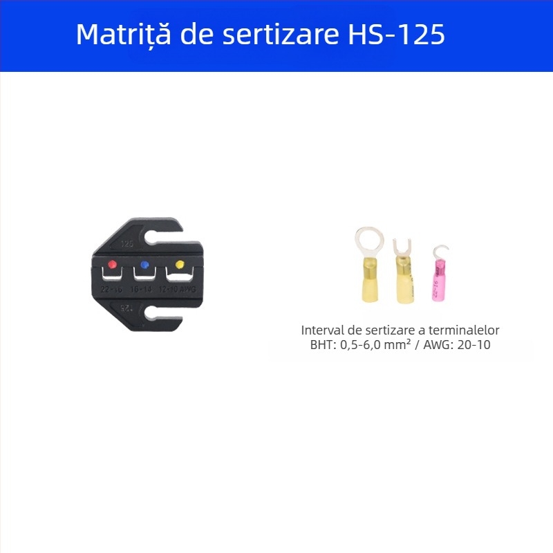 Clește pentru crimpare de 9 inchi, seria AP LY HS, accesorii pentru fălci și matrițe pentru crimpare la rece a terminalelor