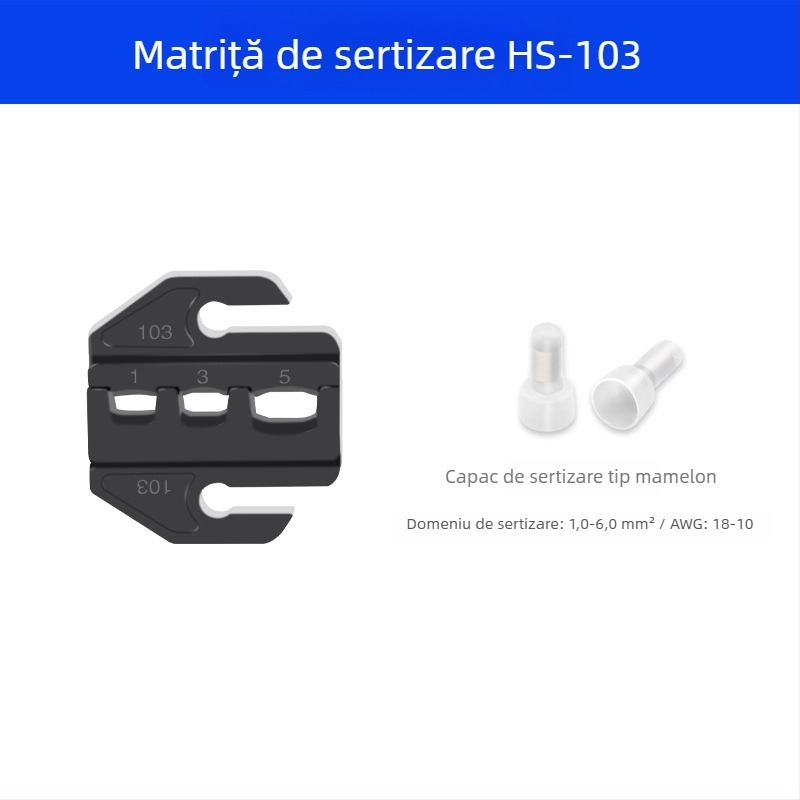 Clește pentru crimpare de 9 inchi, seria AP LY HS, accesorii pentru fălci și matrițe pentru crimpare la rece a terminalelor