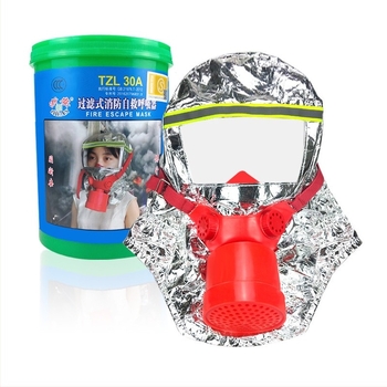 Mască de evadare din silicon TZL30A – brand Zhejiang, respirator de salvare în caz de incendiu, protecție împotriva fumului, toxinelor și prafului