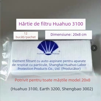 Earth 3200 Mască semifacială pentru praf industrial și particule