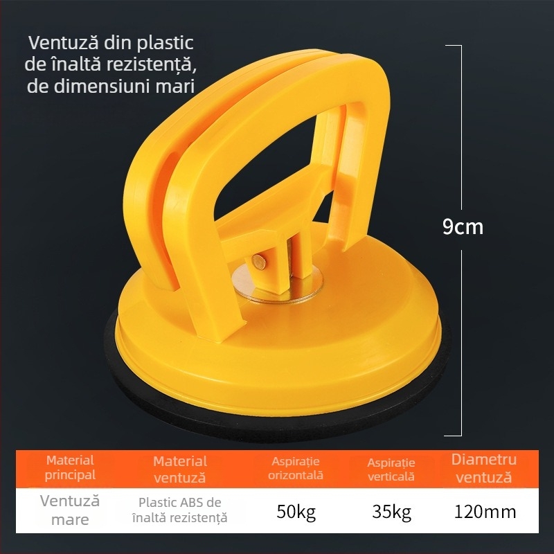 Unealtă pentru repararea deformărilor caroseriei auto cu ventuză, extractor puternic pentru tablă, fără urme