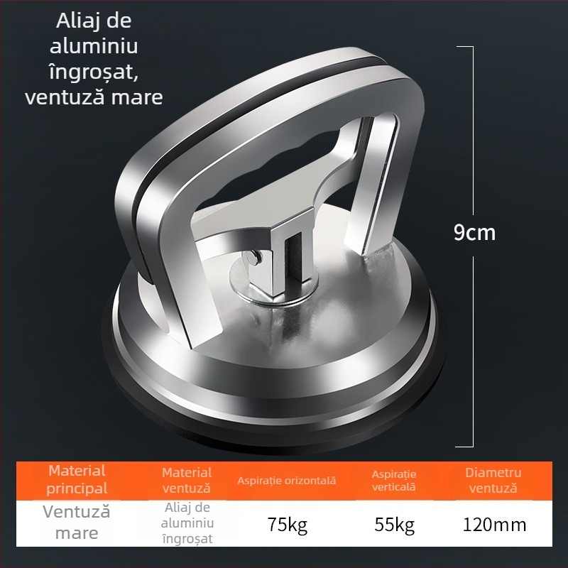 Unealtă pentru repararea deformărilor caroseriei auto cu ventuză, extractor puternic pentru tablă, fără urme
