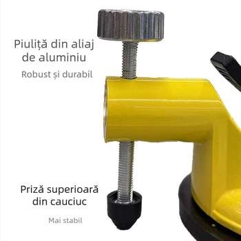 Nivelator de plăci cu ventuză pentru marmură și piatră – reglarea rosturilor, fixare prin aspirație puternică