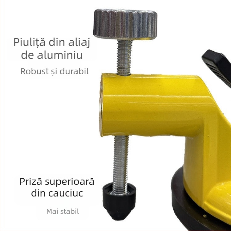 Nivelator de plăci cu ventuză pentru marmură și piatră – reglarea rosturilor, fixare prin aspirație puternică