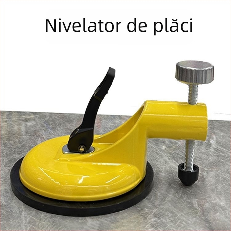 Nivelator de plăci cu ventuză pentru marmură și piatră – reglarea rosturilor, fixare prin aspirație puternică