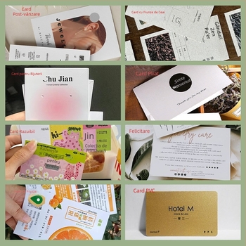 Imprimare personalizată de carduri: carduri poștale, felicitări, invitații, plicuri, antete de card, carduri pliabile, carduri de evaluare, benzi de talie