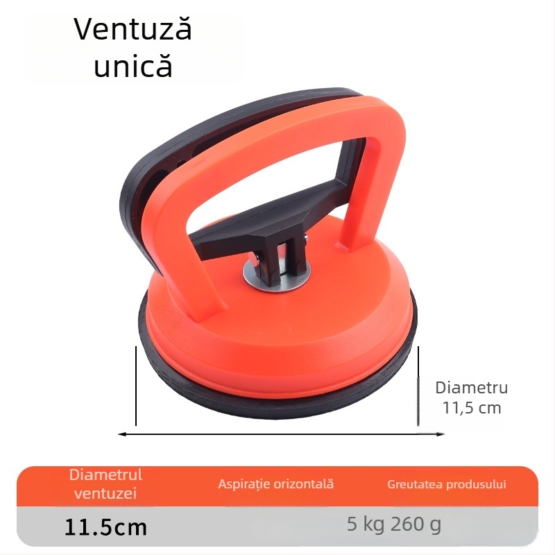 Unealtă integrată pentru demontarea și montarea panourilor din aluminiu pentru tavane, cu ventuză; ridicător puternic pentru montajul sticlei