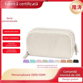 Penar Corduroy, capacitate mare, două straturi, pentru elevi
