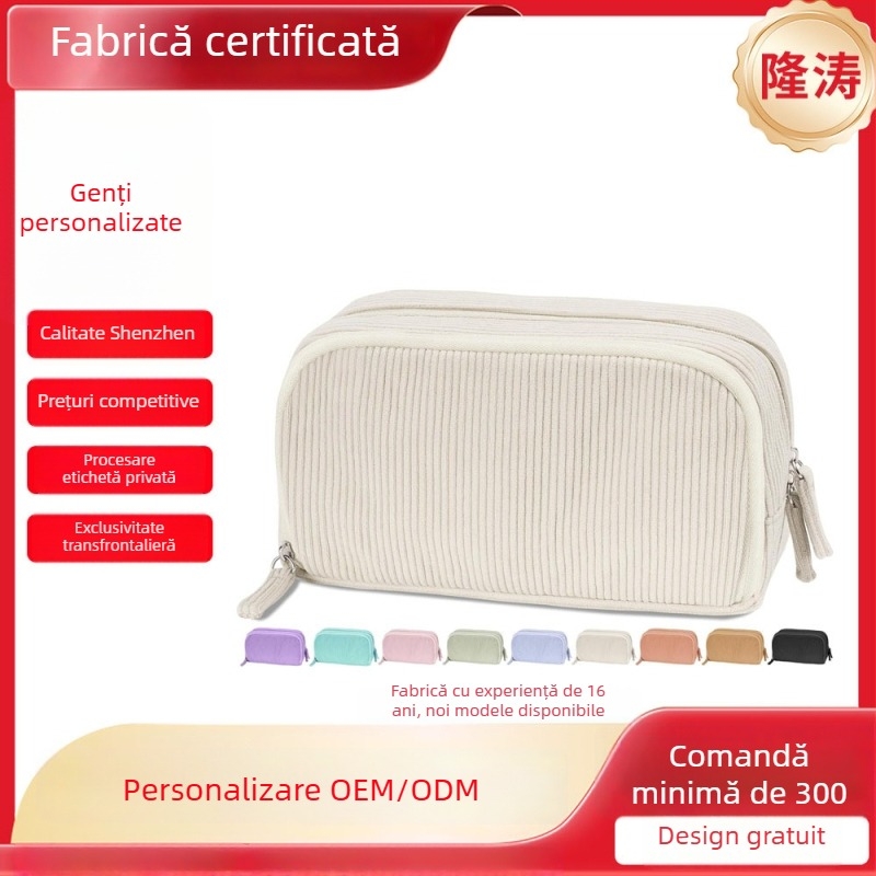 Penar Corduroy, capacitate mare, două straturi, pentru elevi