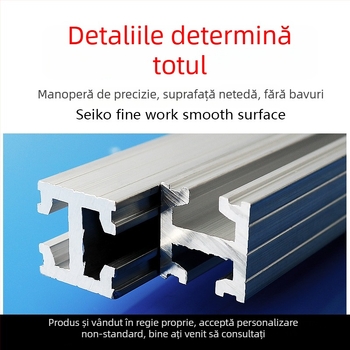 Bandă din aluminiu Tianxing cu canelare dublă 18×18; bandă din aluminiu 16×22 cu trei canale 18×25 pentru accesorii de ventuze
