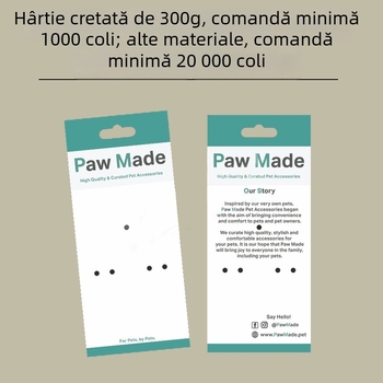 Carduri color, carduri blister, etichete pentru agățat, carton alb acoperit, carduri pentru șosete, în loturi mici