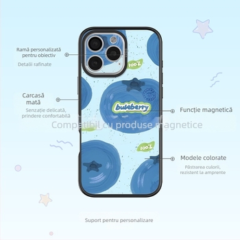 Husă magnetică pentru iPhone cu panou din spate interschimbabil, TPU transparent, pentru seria iPhone 12–16