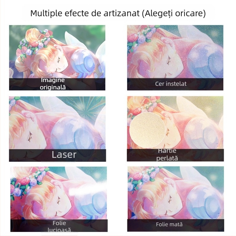 Carduri pentru album de idol, cu două fețe — imprimare DIY, în stil Polaroid