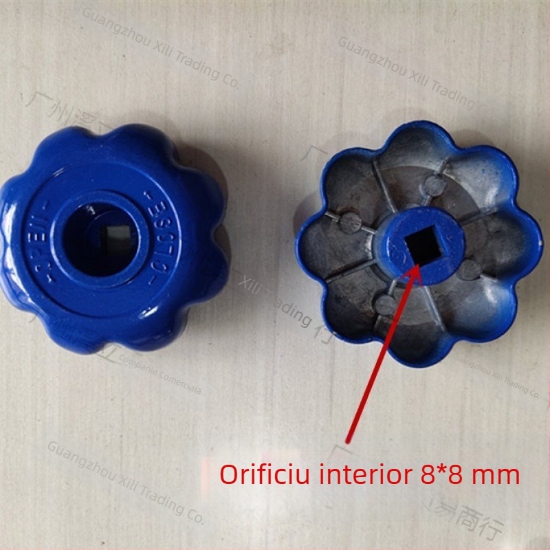 QF-2 Accesorii pentru valvele cilindrilor de oxigen, argon și CO2 — roată de mână hexagonală din aluminiu