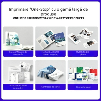 Instrucțiuni personalizate pentru produse și imprimare broșuri cu trei și patru panouri