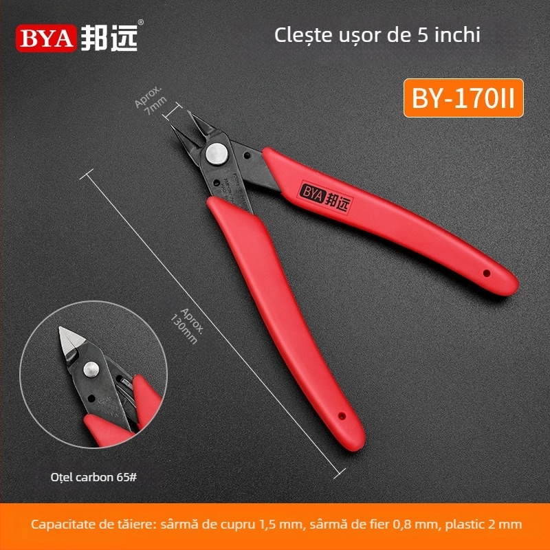 Bangye 170/170II clește diagonal pentru electronice, clește de tăiere pentru modele
