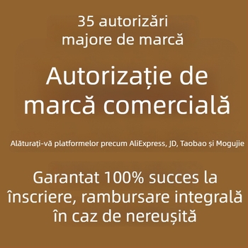 Închiriere marcă autorizată – bilingv chineză-engleză – Beijing Jingxi MengTui – Categoriile 03/09/12/25 – Document de autorizare