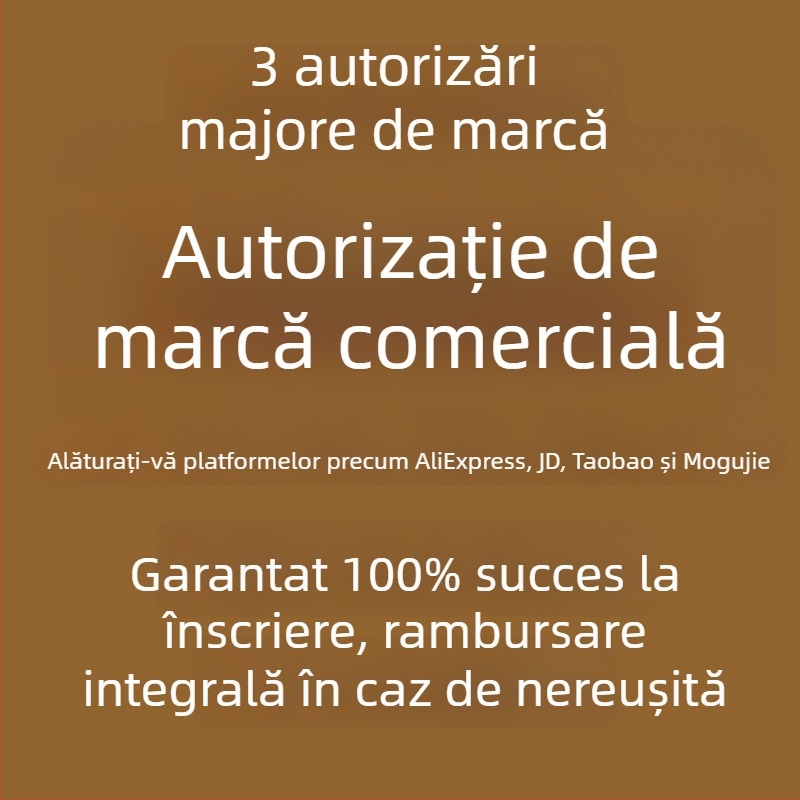 Închiriere marcă autorizată – bilingv chineză-engleză – Beijing Jingxi MengTui – Categoriile 03/09/12/25 – Document de autorizare