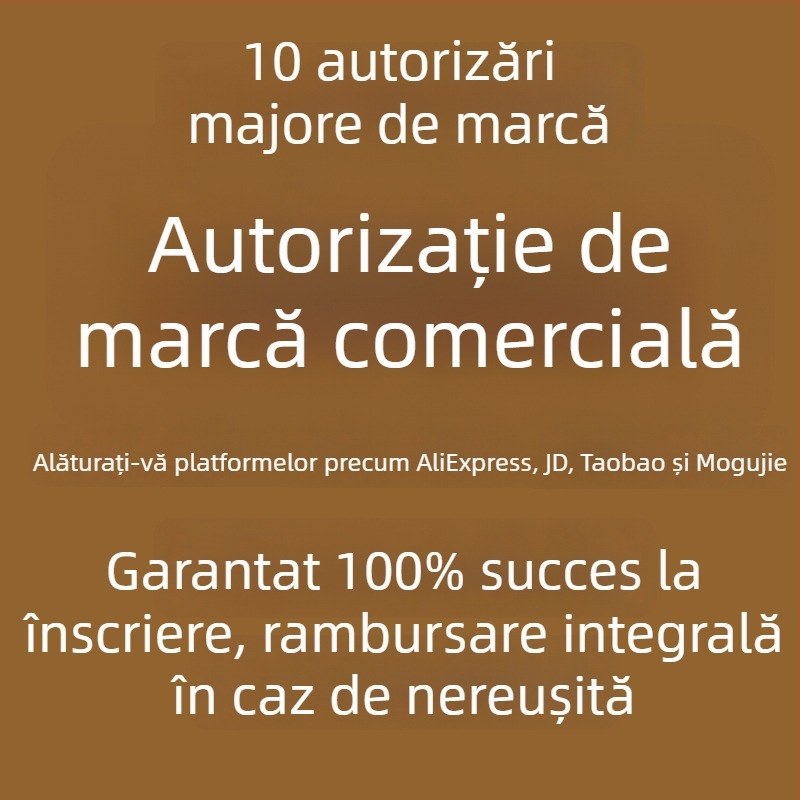 Închiriere marcă autorizată – bilingv chineză-engleză – Beijing Jingxi MengTui – Categoriile 03/09/12/25 – Document de autorizare