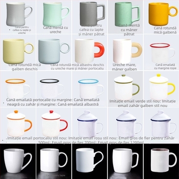 Cană ceramică 11oz pentru sublimare, cană promoțională cu logo personalizat