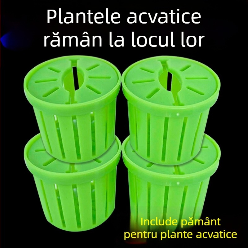 Coș hidropnic pentru plante în acvariu, stabilizator pentru fundul din nămol, plante acvatice decorative pentru amenajarea peisajului