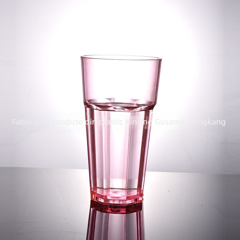 Star Fly Pahar plastic pentru fructe și ceai cu lapte, PC acrilic gros, design creativ