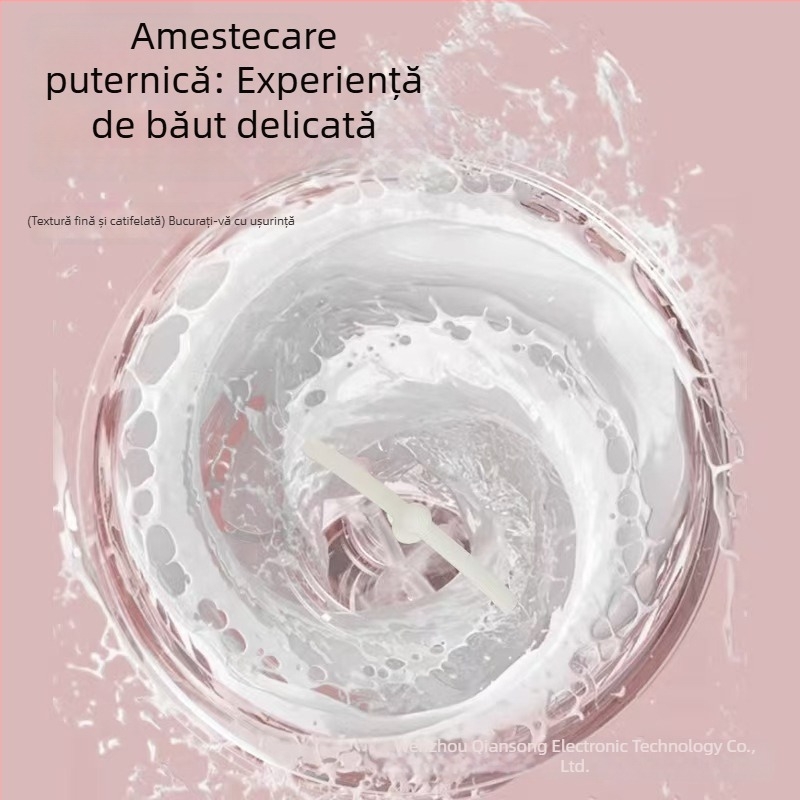 Cana shaker portabilă pentru proteine, cu baterie reîncărcabilă și încărcare automată – potrivită pentru cafea și shake de proteine
