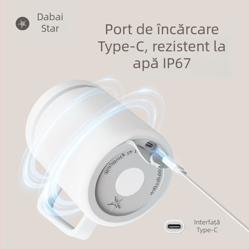 Cană de cafea ceramică completă, cu amestecare magnetică automată, reîncărcabilă