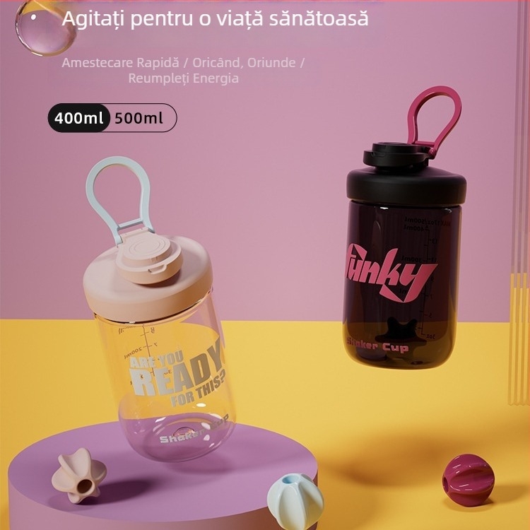 Pahar shaker de 500 ml, policarbonat, minimalistă și elegantă, pentru ceai de fructe