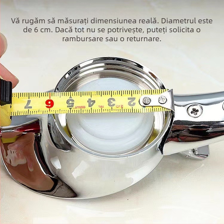 Mâner pentru oală de cafea din oțel inoxidabil și accesorii termos — mâner din plastic, mâner de gură din aliaj inox