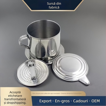Dripper pour-over din oțel inoxidabil