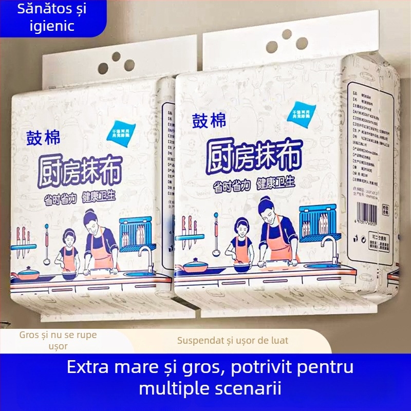 Prosop de bucătărie de unică folosință pentru curățare umedă și uscată