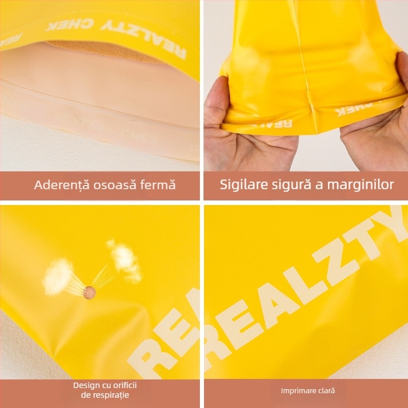 Geantă de ambalare pentru haine din plastic mată, cu fermoar, sigilare etanșă, senzație premium, personalizabilă
